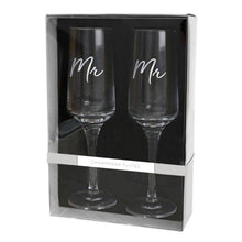 Load image into Gallery viewer, Mr &amp; Mr Wedding Champagne Flute S/2
