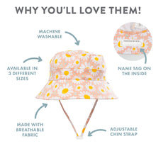 Load image into Gallery viewer, Out &amp; About Daisy Drawstring Hat
