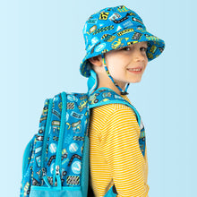 Load image into Gallery viewer, Out &amp; About Construction Drawstring Hat
