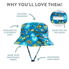 Load image into Gallery viewer, Out &amp; About Construction Drawstring Hat
