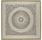 Kailani Paper Wall Art 100x100xm White