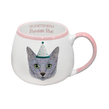 Load image into Gallery viewer, Painted Pet Russian Blue Mug
