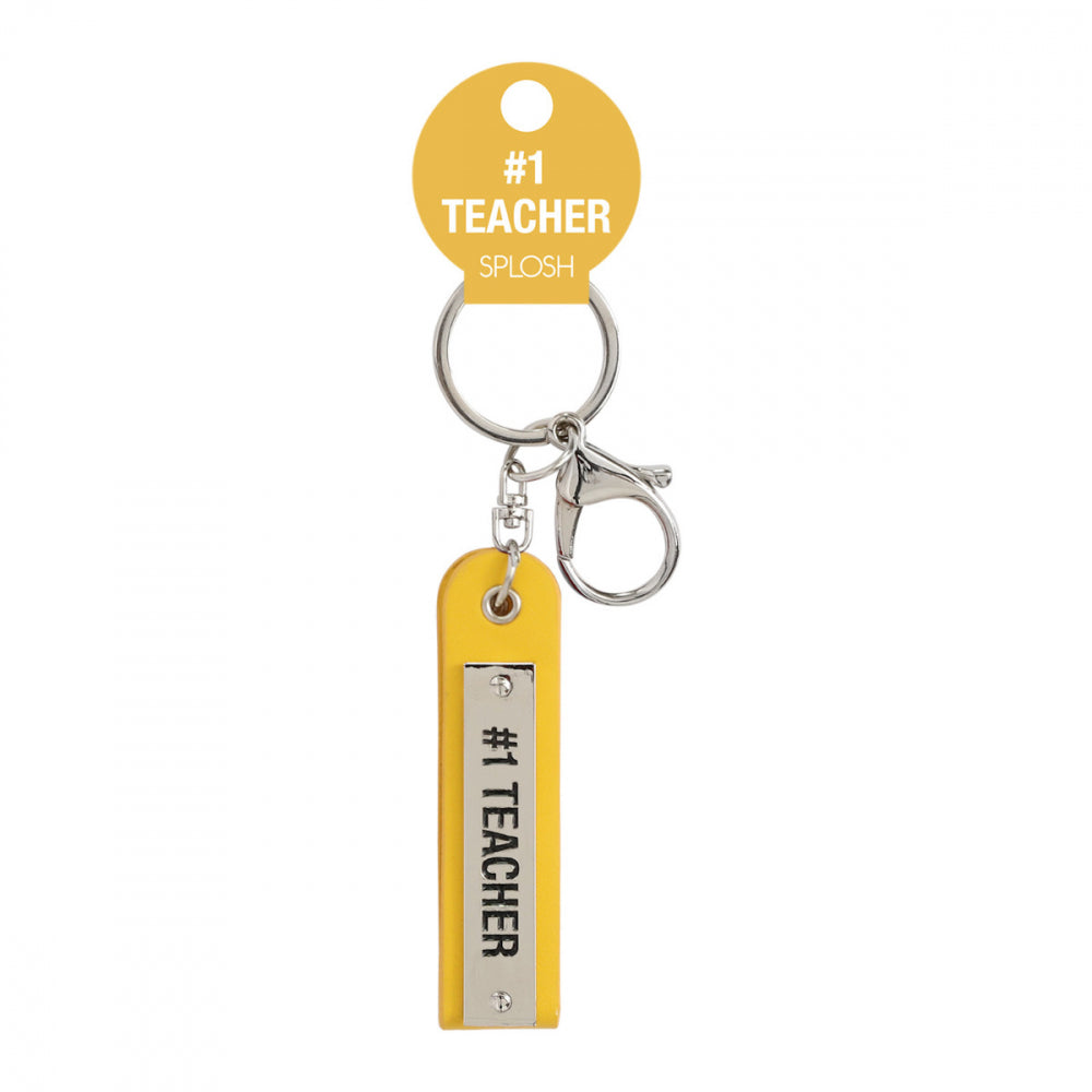 Teacher #1 Teacher Keychain