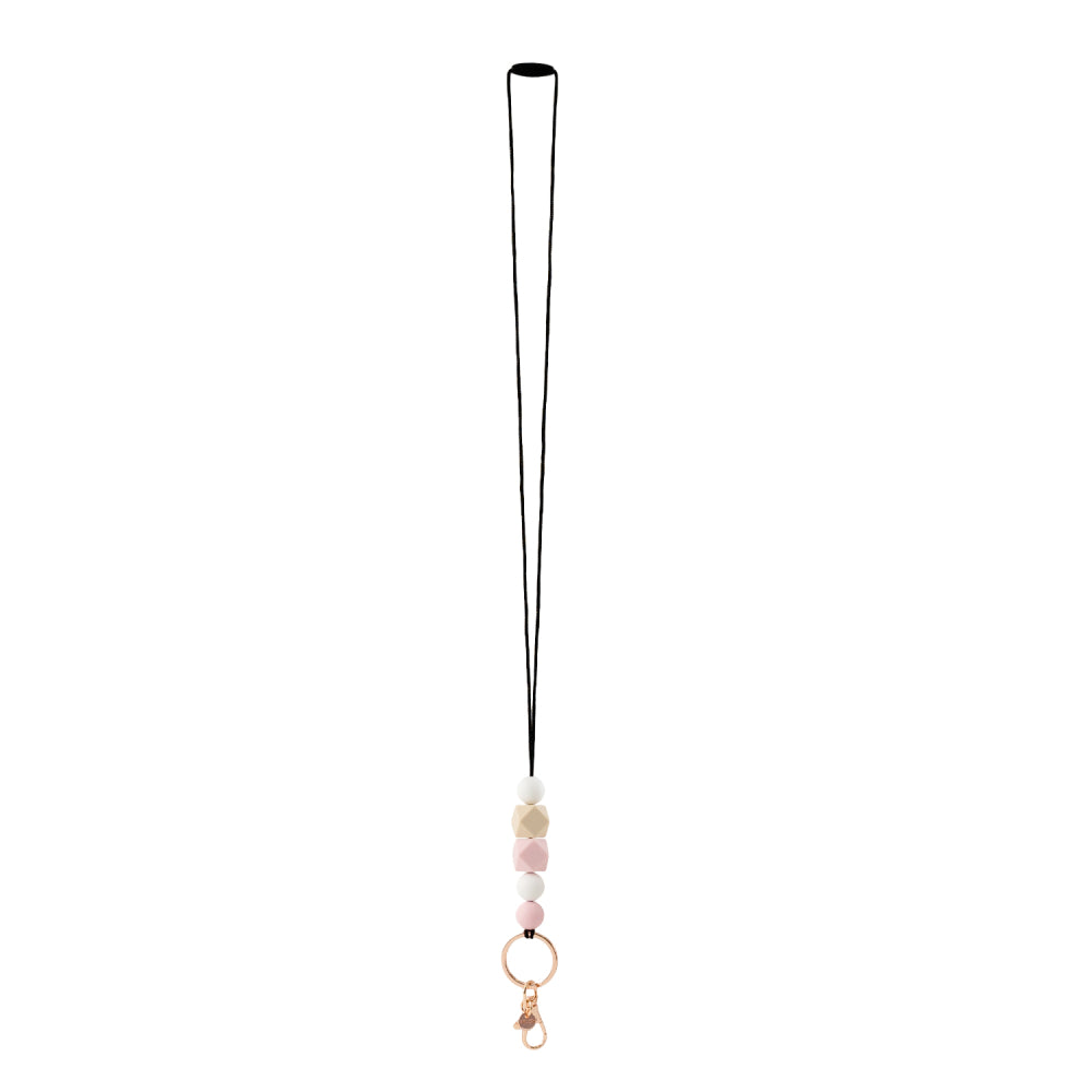 Silicon Beaded Lanyard Asst