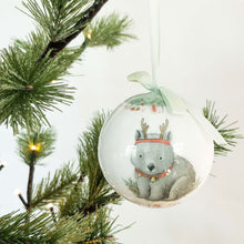 Load image into Gallery viewer, Wombat Traditional Bauble Christmas Ornament
