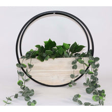 Load image into Gallery viewer, Full Circle White Wash Wall Planter Small
