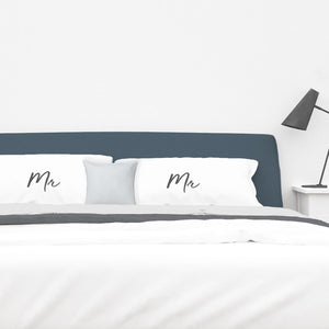 Mr & Mr Wedding Pillow Case S/2