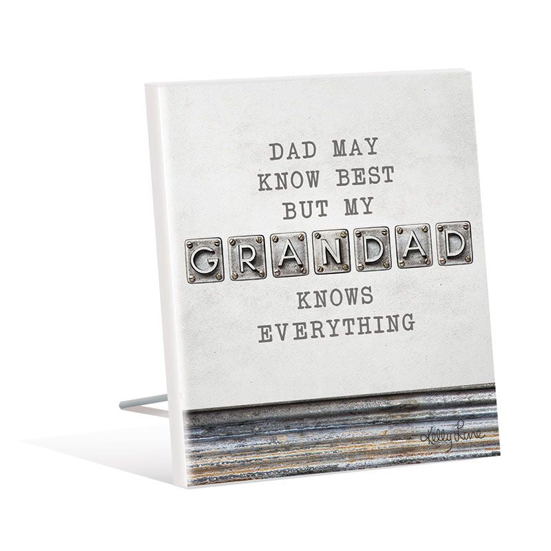 Fathers Day Everything Sentiment Plaque