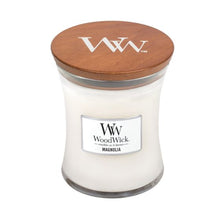 Load image into Gallery viewer, Magnolia Medium WoodWick Candle
